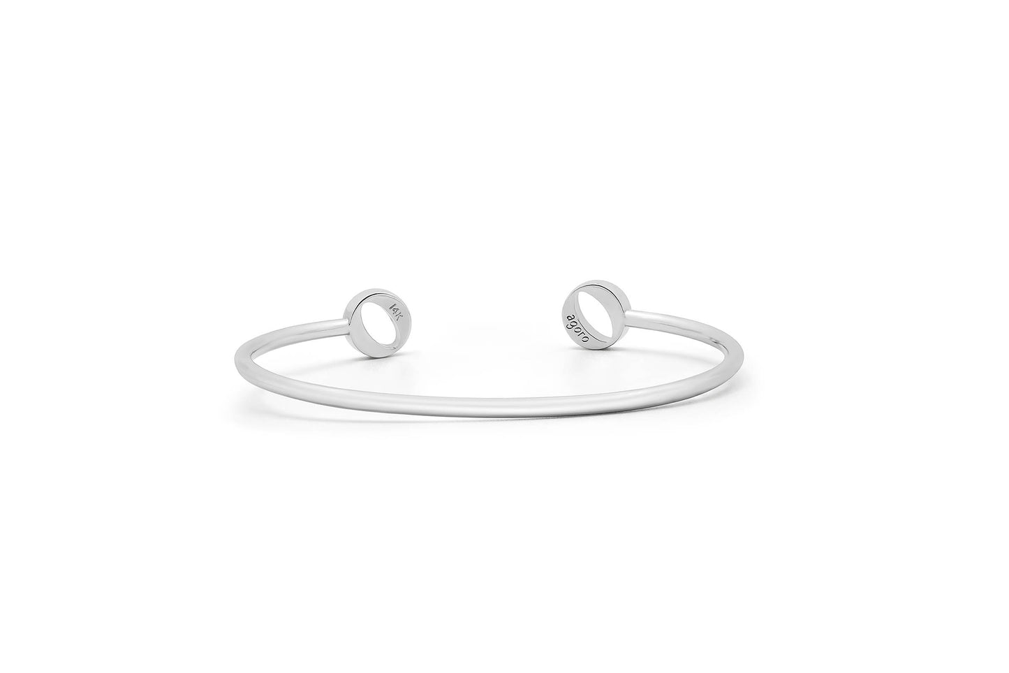 Bracelet with O’s - White