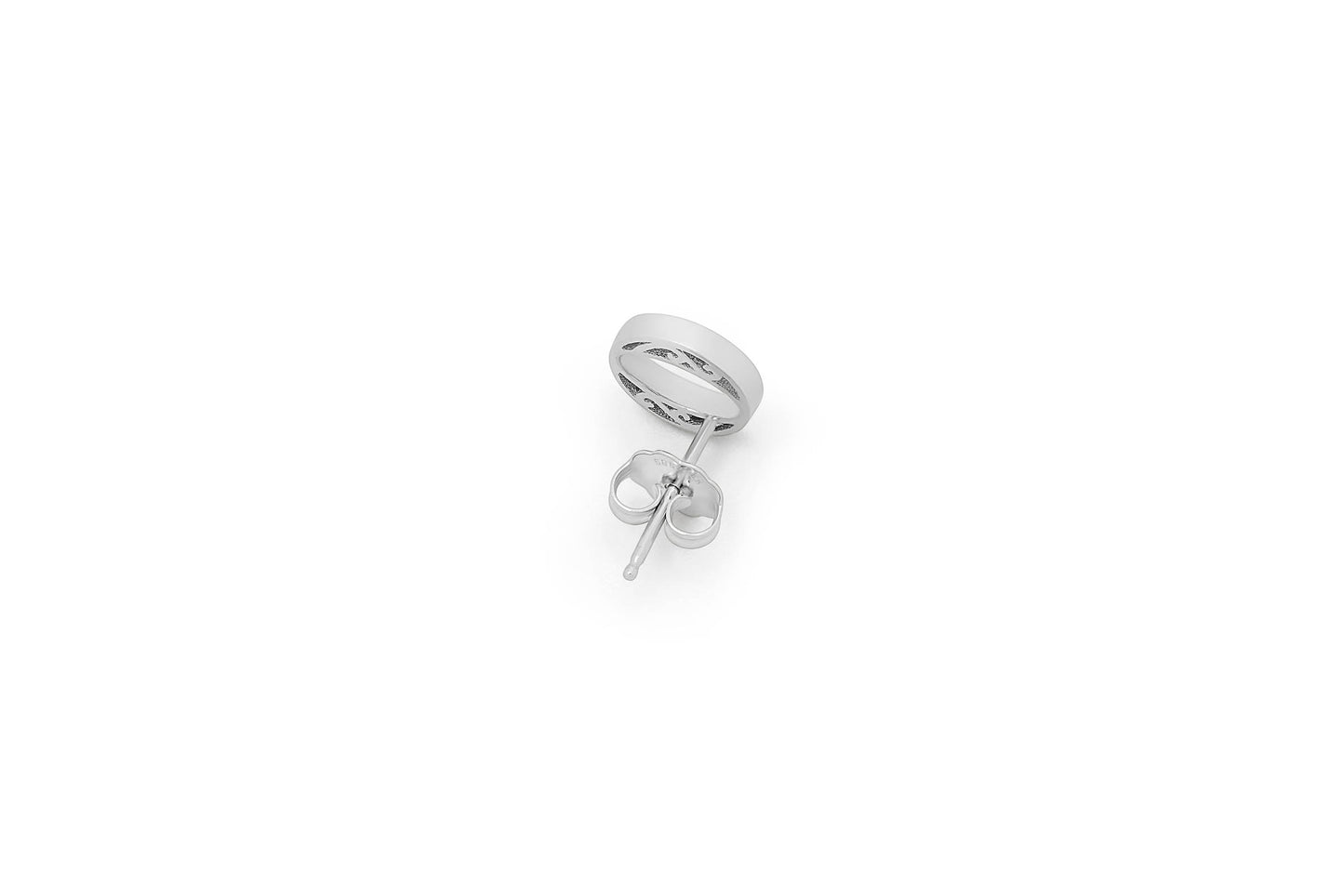Earing with O’s - White
