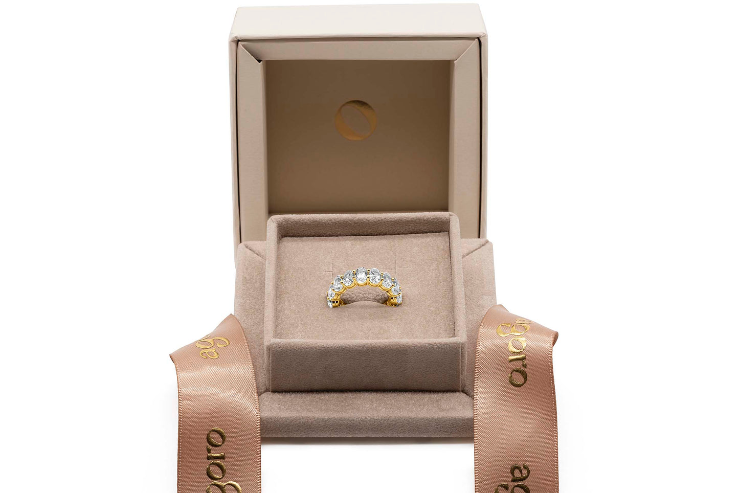Gold Ring with Topaz Stones