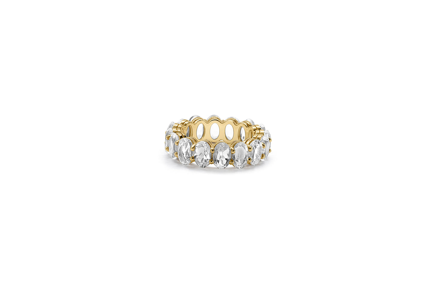 Gold Ring with Topaz Stones