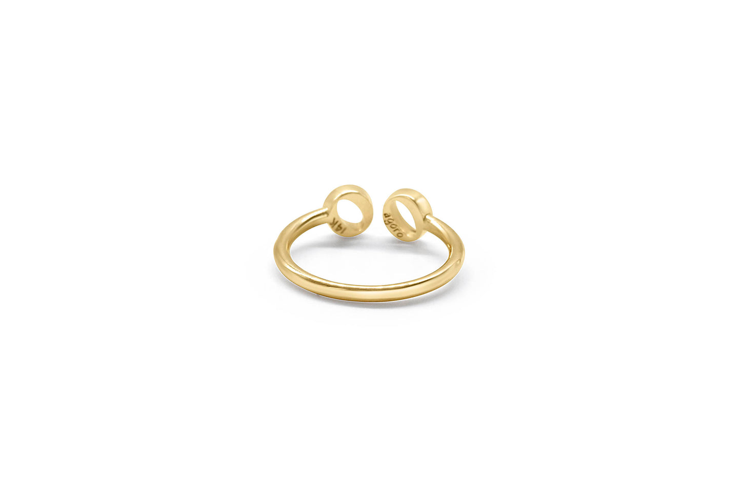 Ring With 0 Logo - Yellow