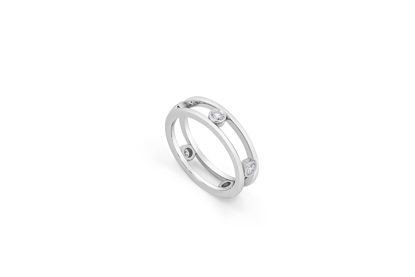 White Gold Ring With Diamond