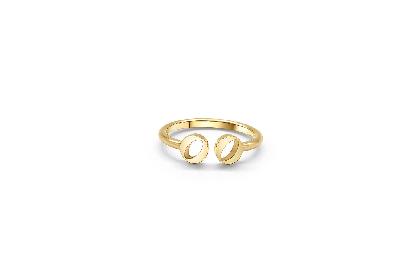 Ring With O Logo - White