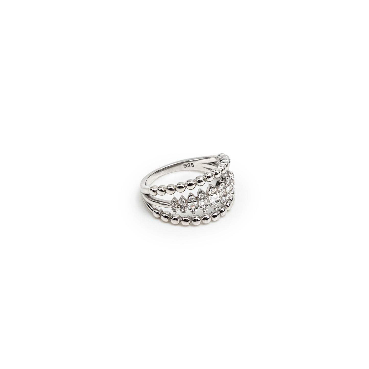 Multilayer Beaded Ring