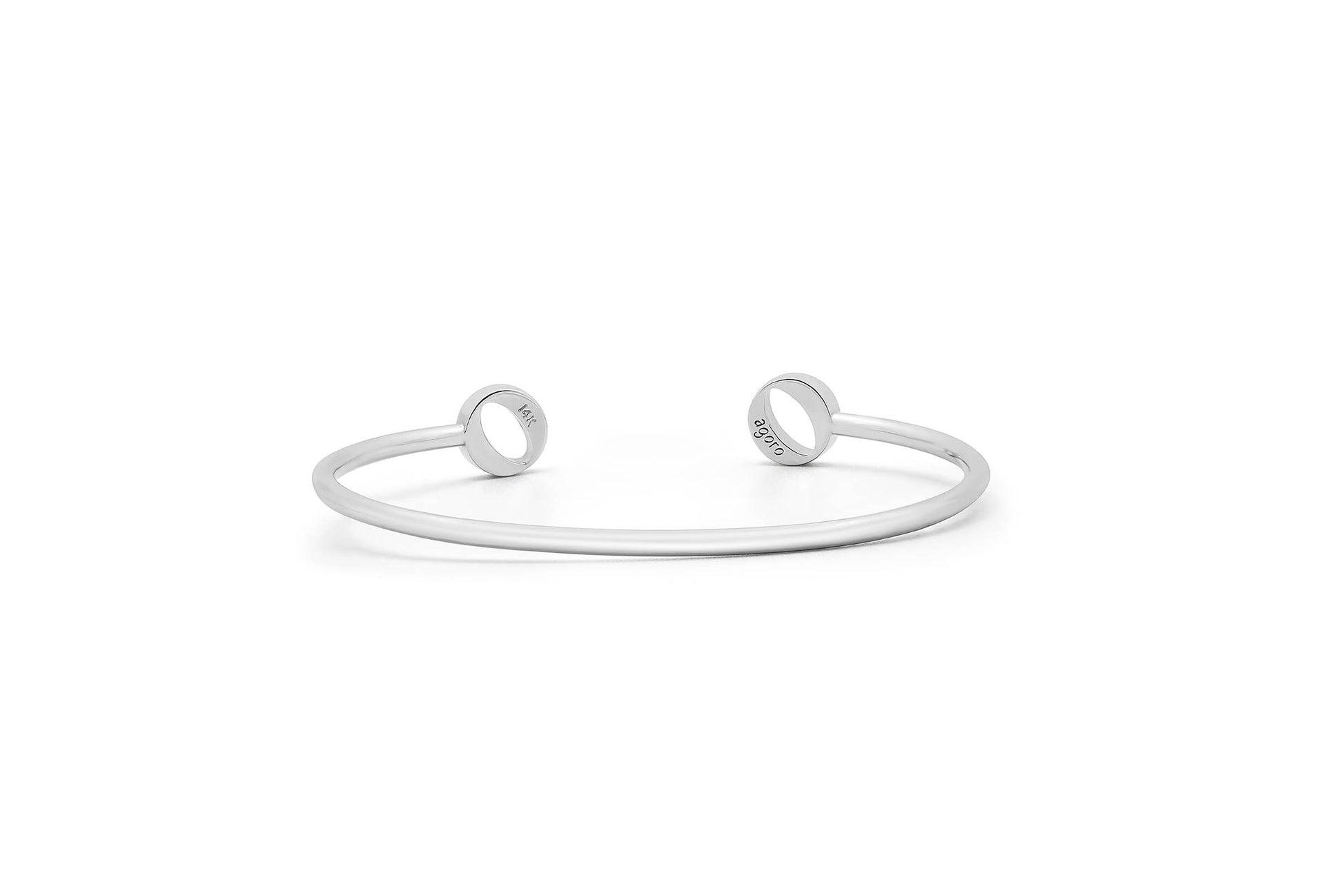 Bracelet with O’s - White
