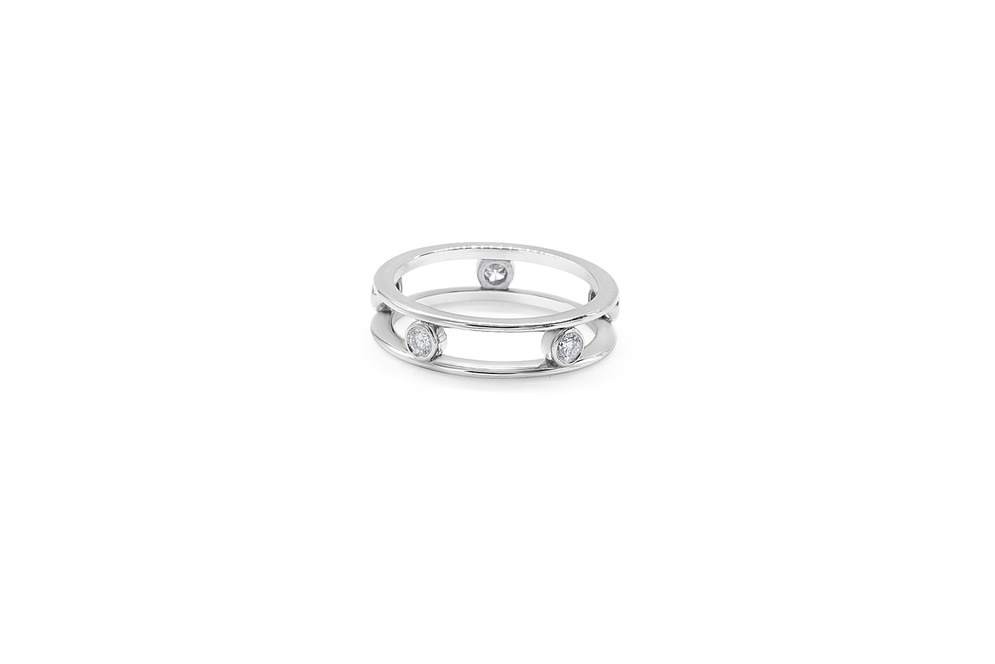 White Gold Ring With Diamond